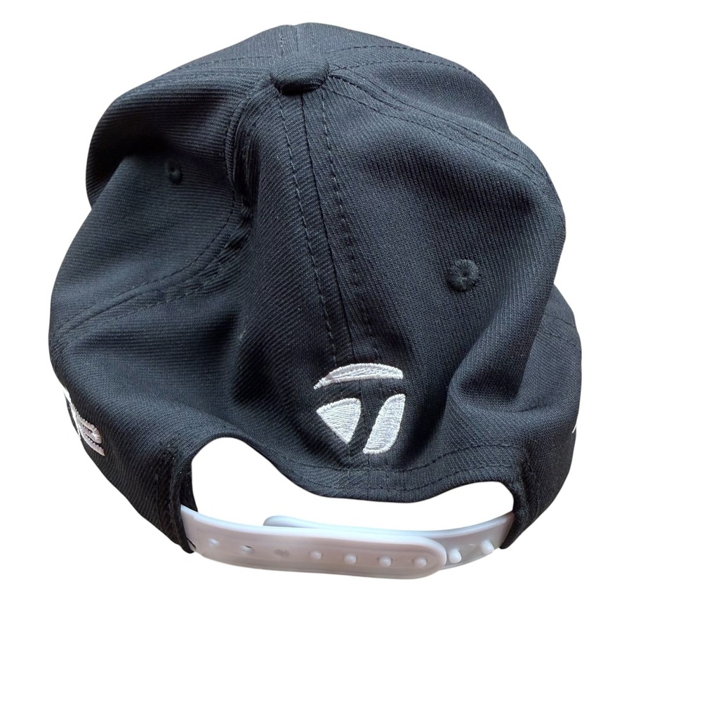 TaylorMade SIM2 Golf Hat Black Tropical Palm Tree Patch Adjustable Snapback Cap - Picture 3 of 6